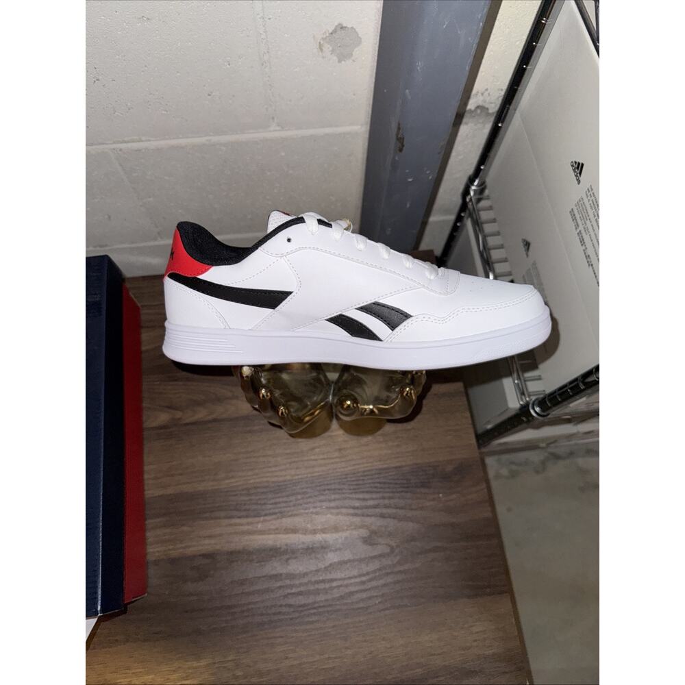 Reebok Unisex Court Advance Shoes White/Black/Vector Red - 100202579, Size 9